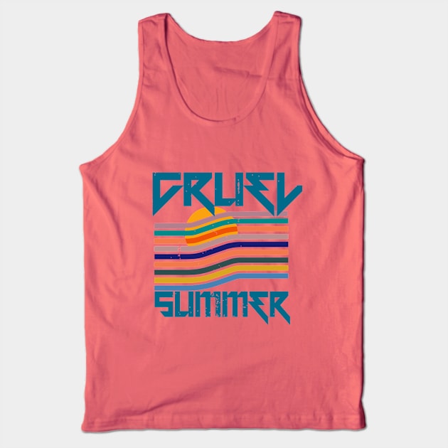 Cruel Summer Tank Top by theplaidplatypusco